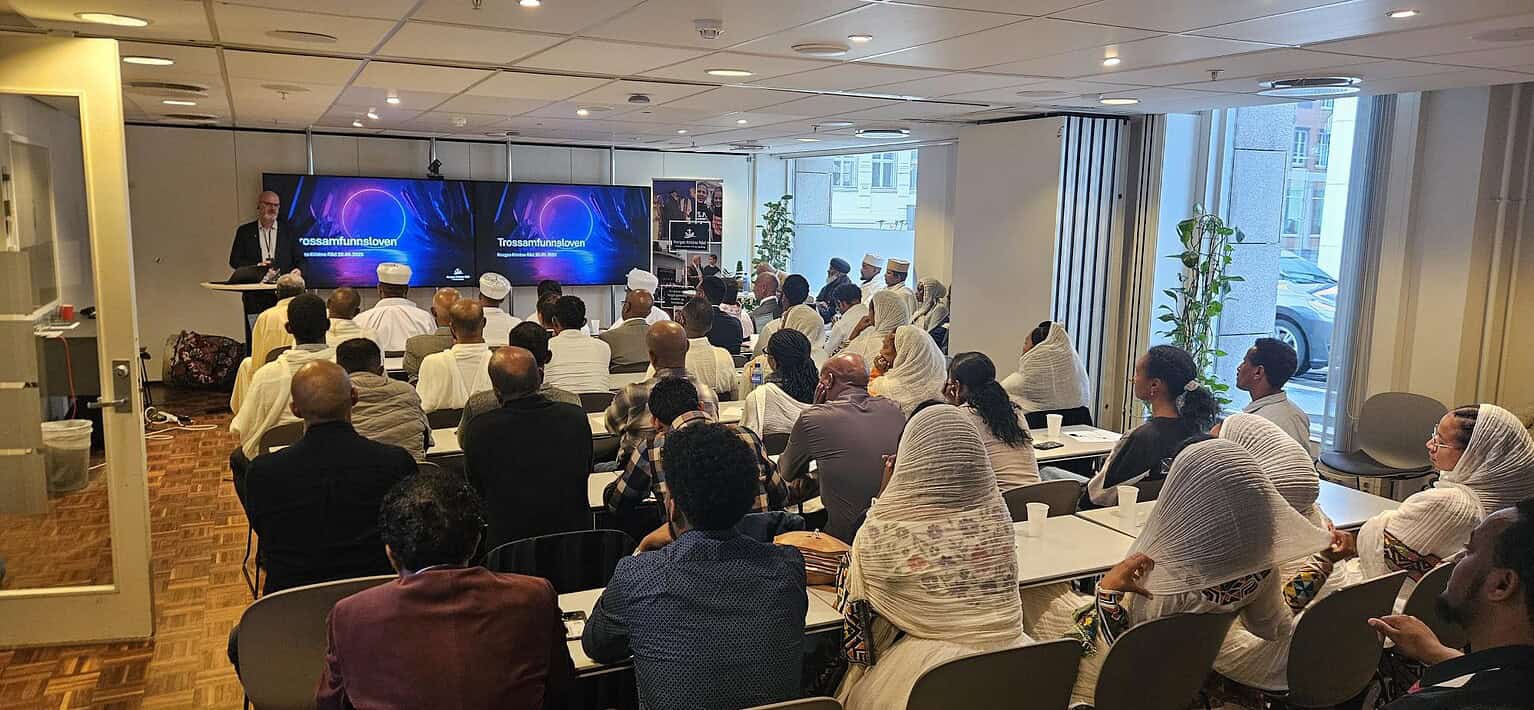 Historisk konferanse for eritreisk-ortodokse menigheter i Norge.