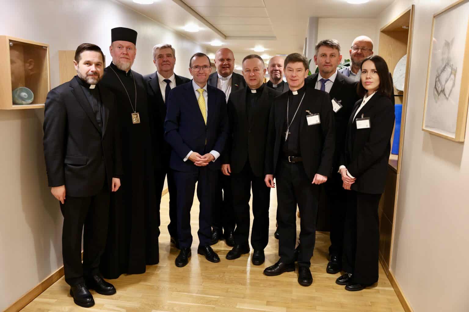 Ukrainske kirkeledere i møte med utenriksminister Espen Barth-Eide